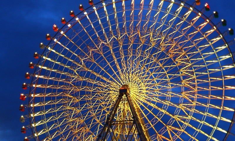 ライトアップイベント「SMILE ACTION IN OSAKA」@天保山大観覧車