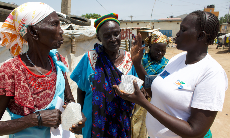 南スーダン国内避難民キャンプからお礼の声が届きました