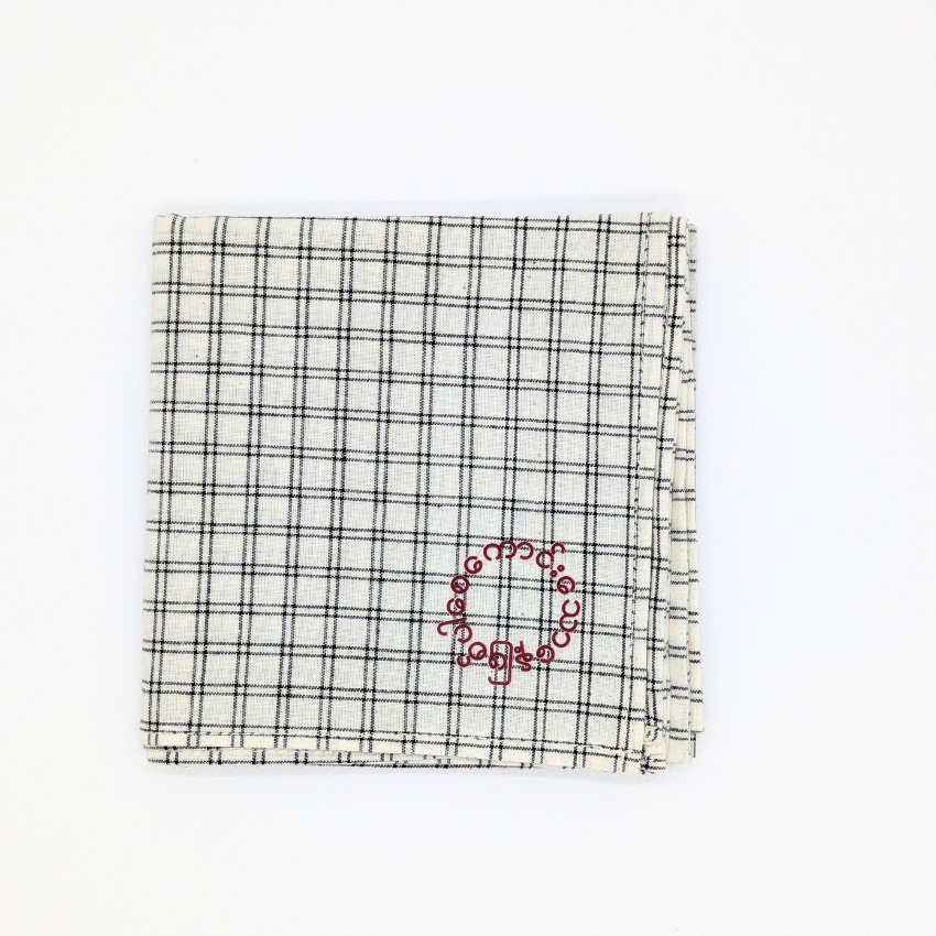 ロンジー生地ハンカチ