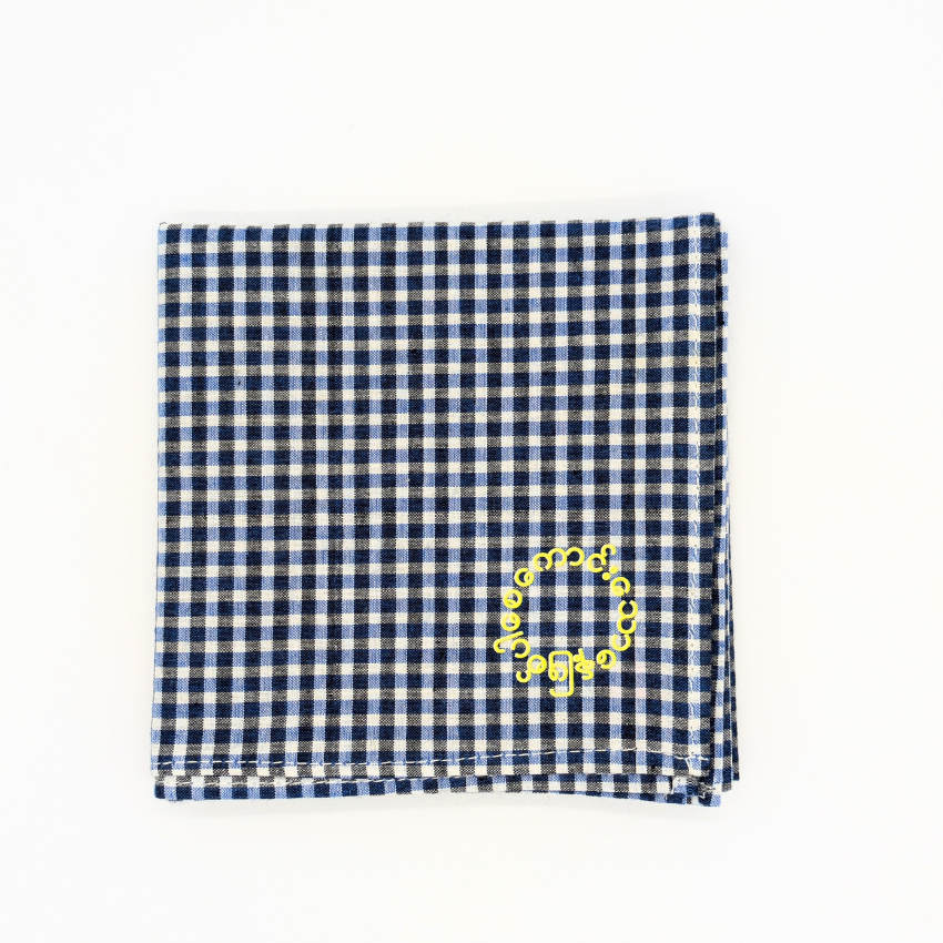 ロンジー生地ハンカチ