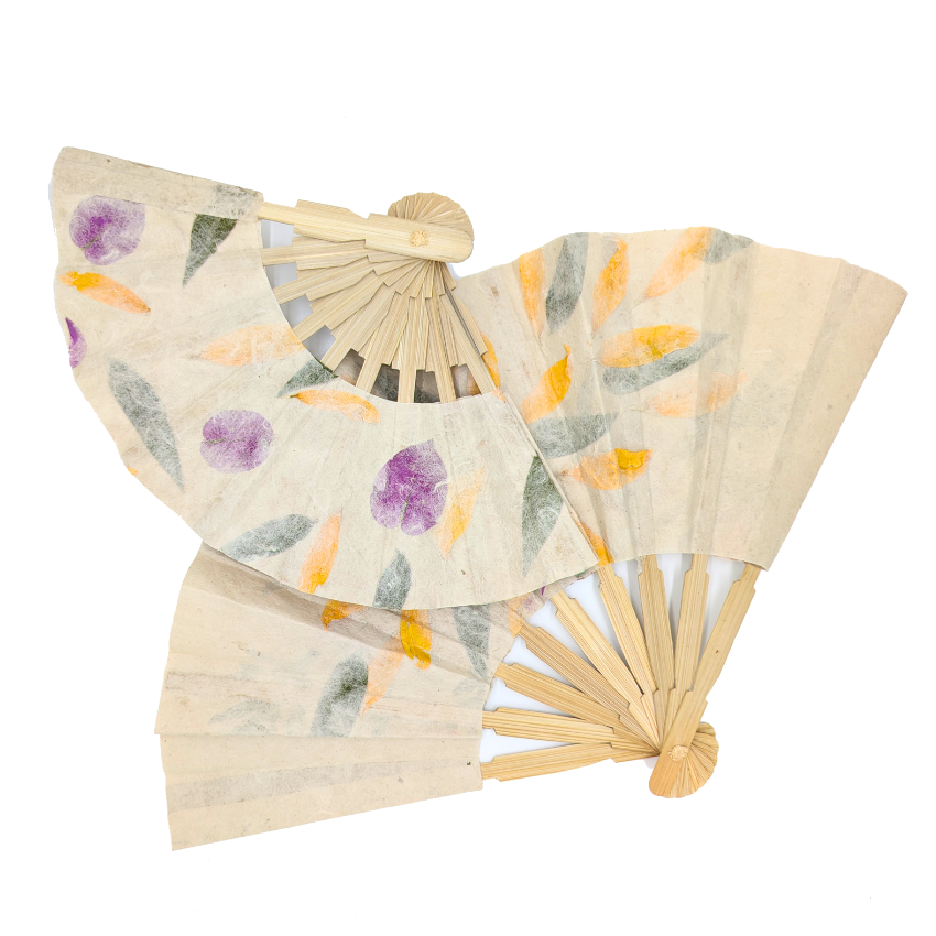 シャンペーパー扇子