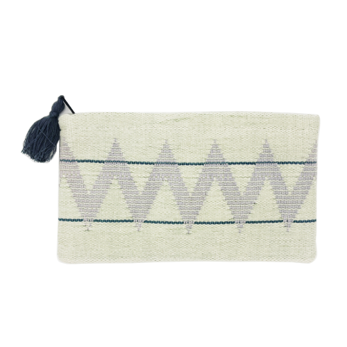 ポーチ チン族織物