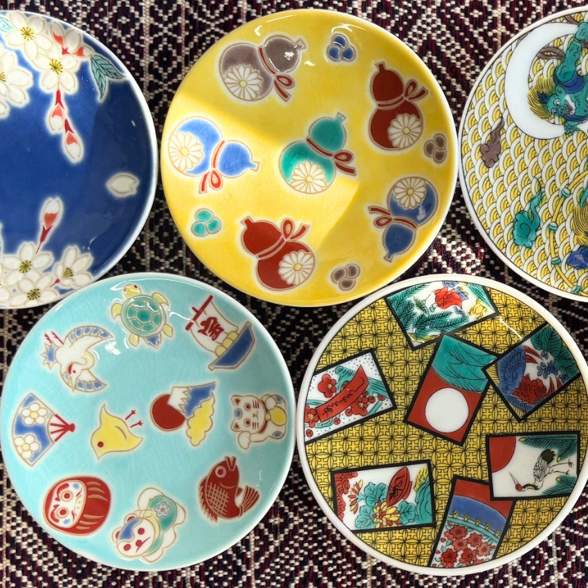 九谷焼 縁起豆皿