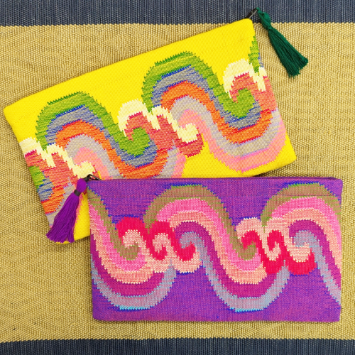 ポーチ アマラプラ織物 S