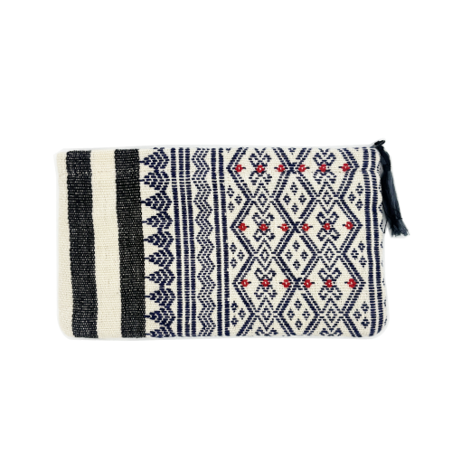 ポーチ チン族織物