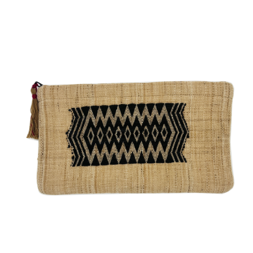 ポーチ チン族織物