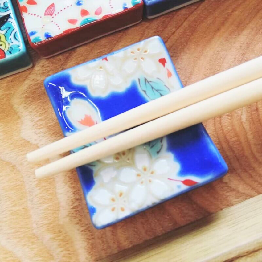 九谷焼 色絵 箸置き