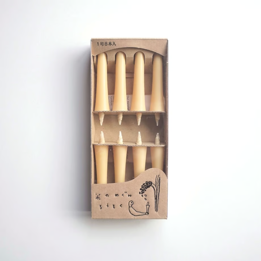 米のめぐみろうそく8本入