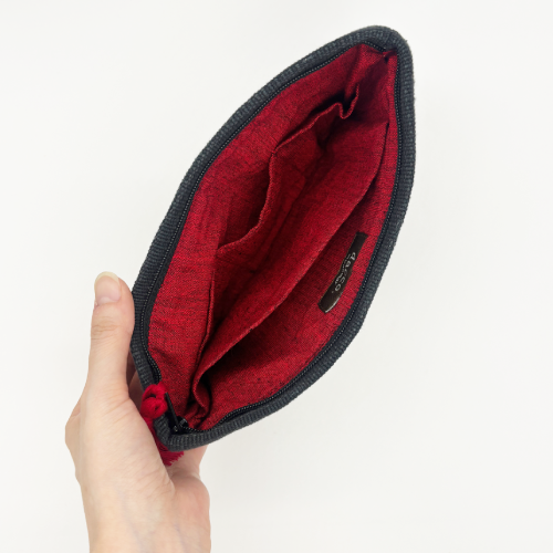 ポーチ チン族織物