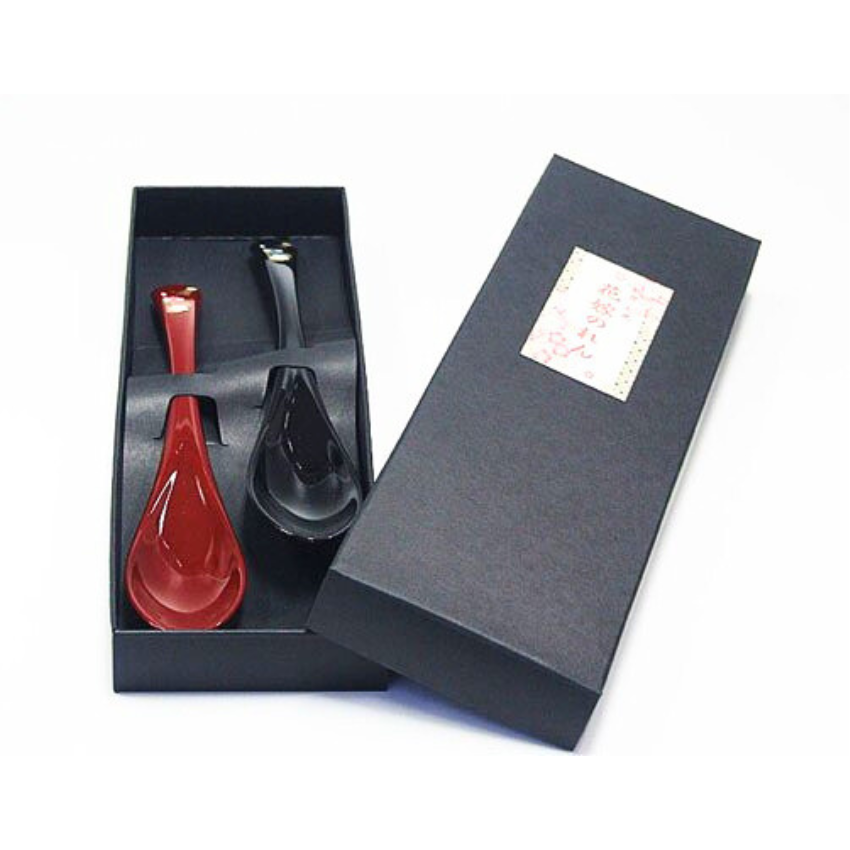 山中塗 スプーン2P(花嫁のれんオリジナル)