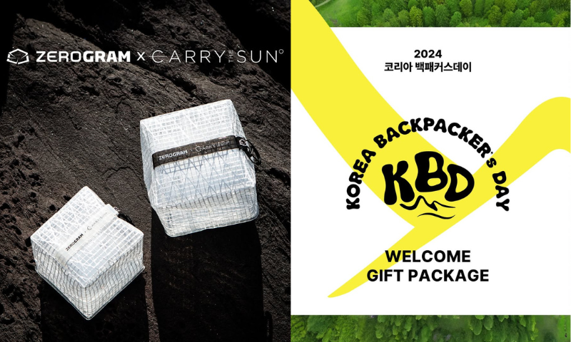 韓国アウトドアブランドzerogramとのコラボモデル発売＆キャンプイベント『Korea Backpacker's Day（KBD）』に参加