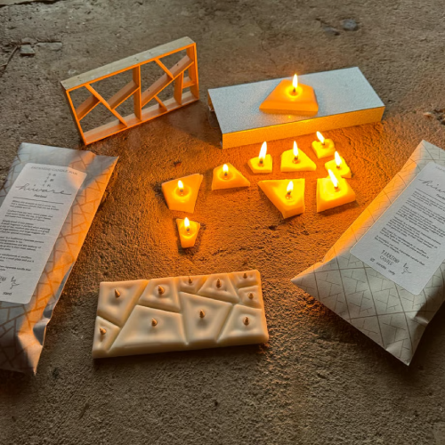 氷割れろうそく