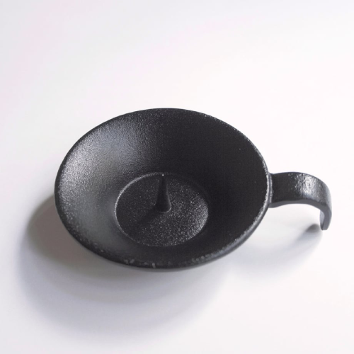 南部鉄 丸型燭台